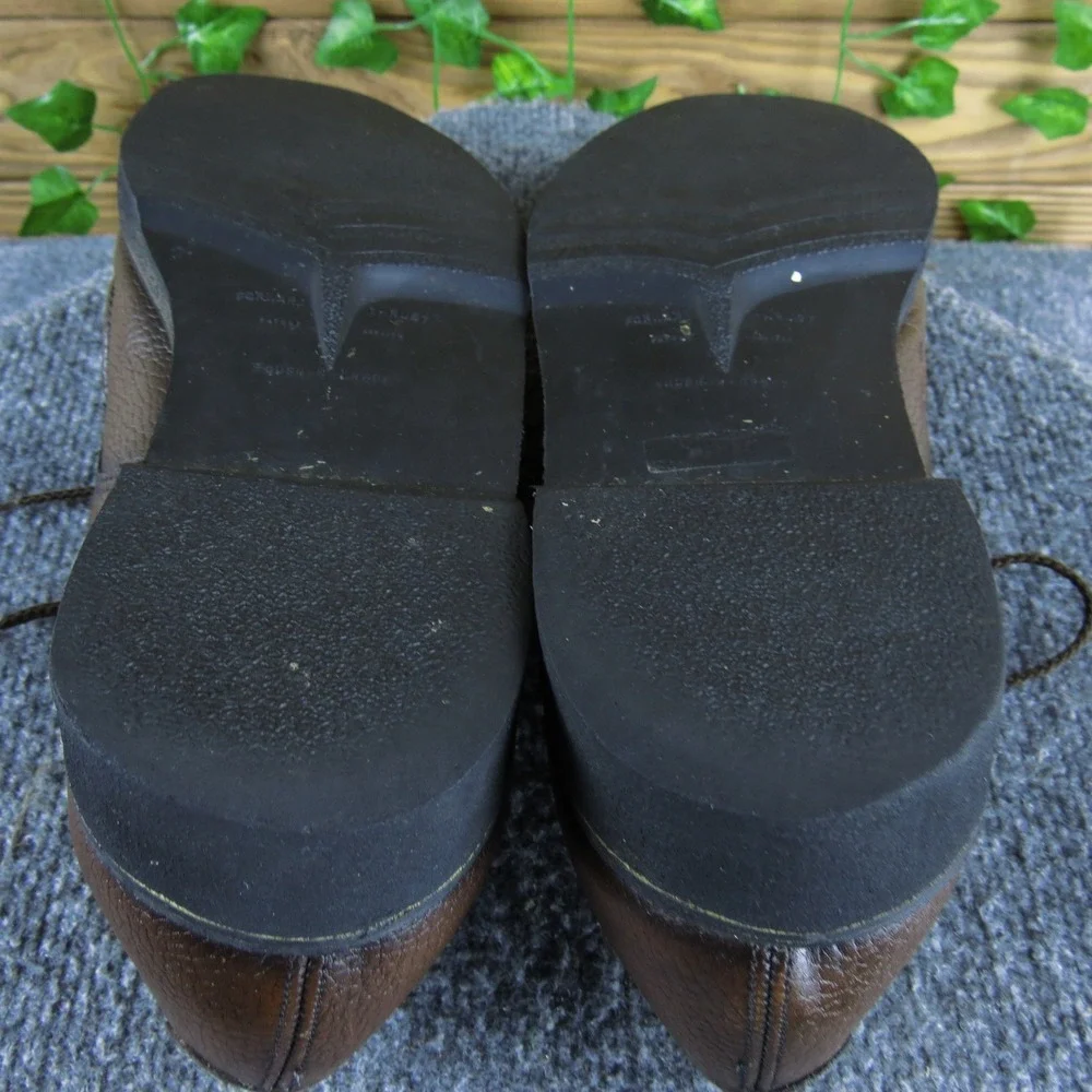 Nordstrom Men 11.5 D‎ Brown Leather Lace Up Casual Dress Shoes Comfort Sole